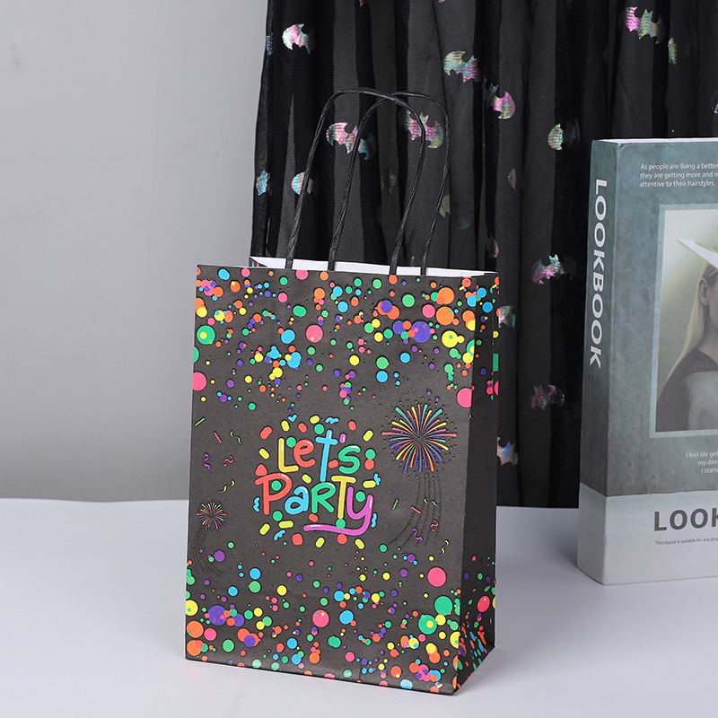 Let'S Party Event Supply - Tas hadiah kertas menyala dalam gelap
