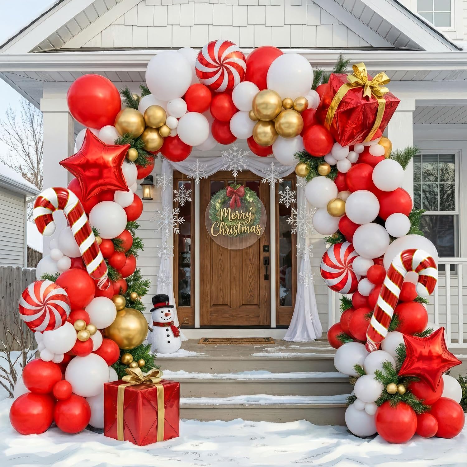 Balloon Arch Kit - 139 buah Kit Lengkungan Balon Natal,