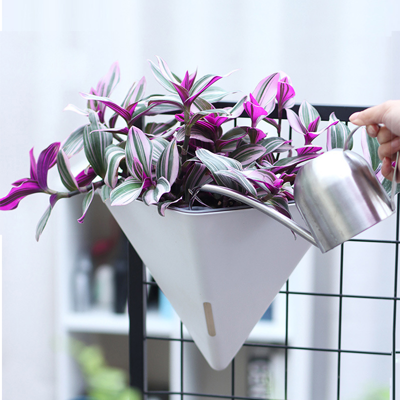Flower Wall Panel - Pot Bunga Segitiga Gantung Dinding, Sistem
