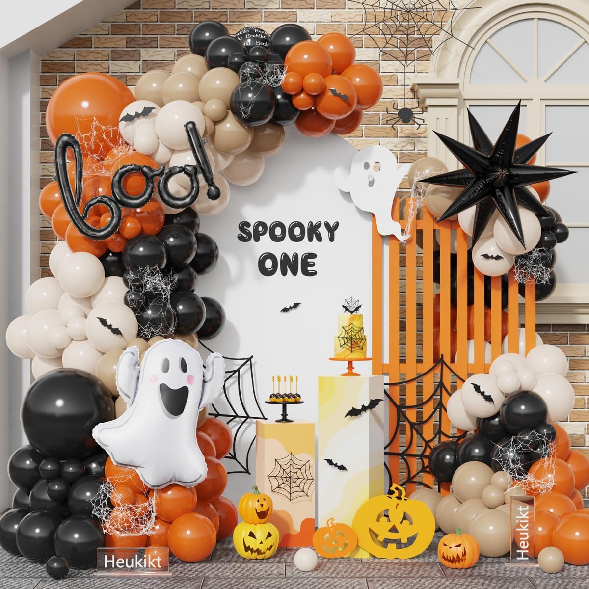 Balloon Arch Kit - Kit Dekorasi Pesta Halloween Little BOO