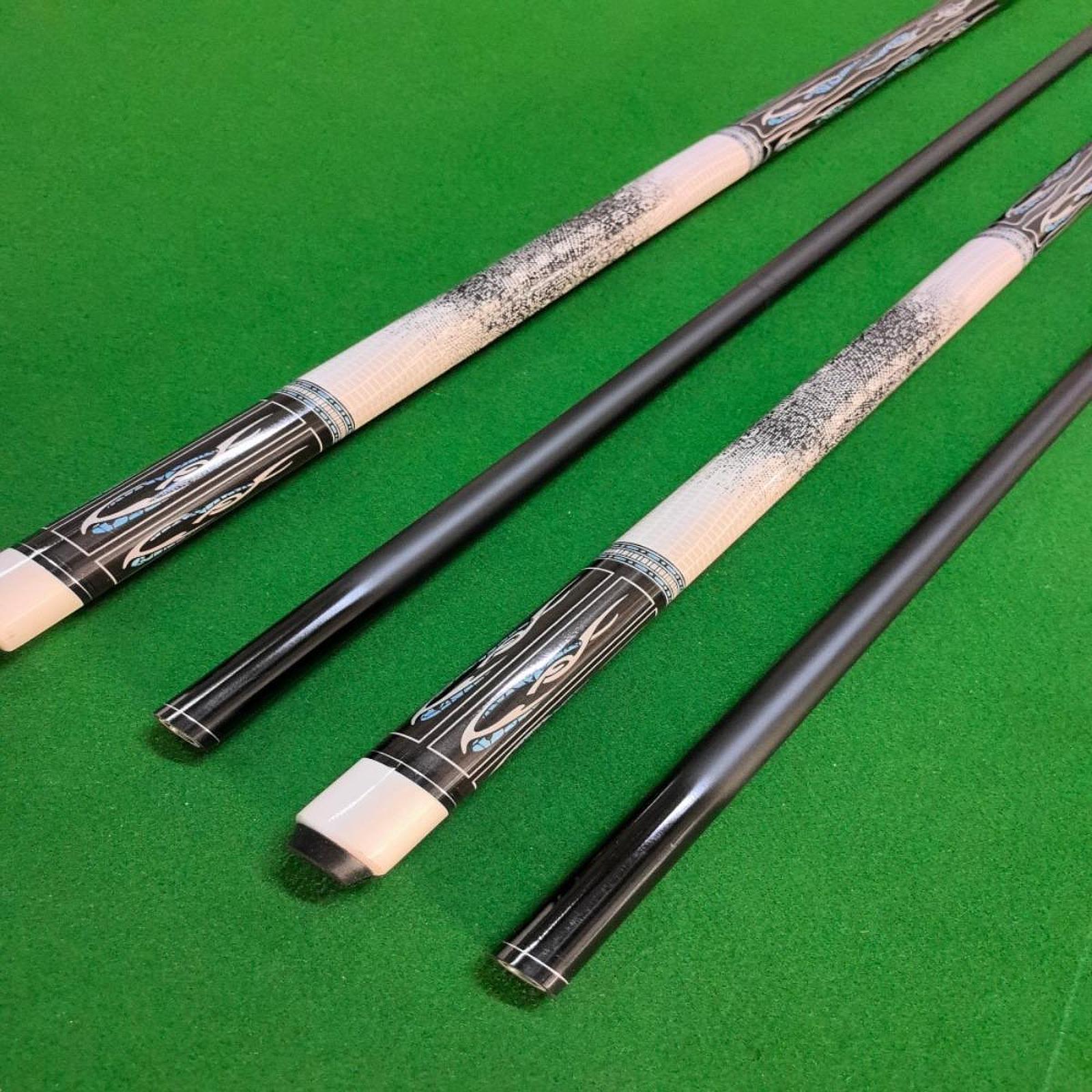 Centerpiece Stick - Tongkat Biliar Profesional Serat Karbon Dua