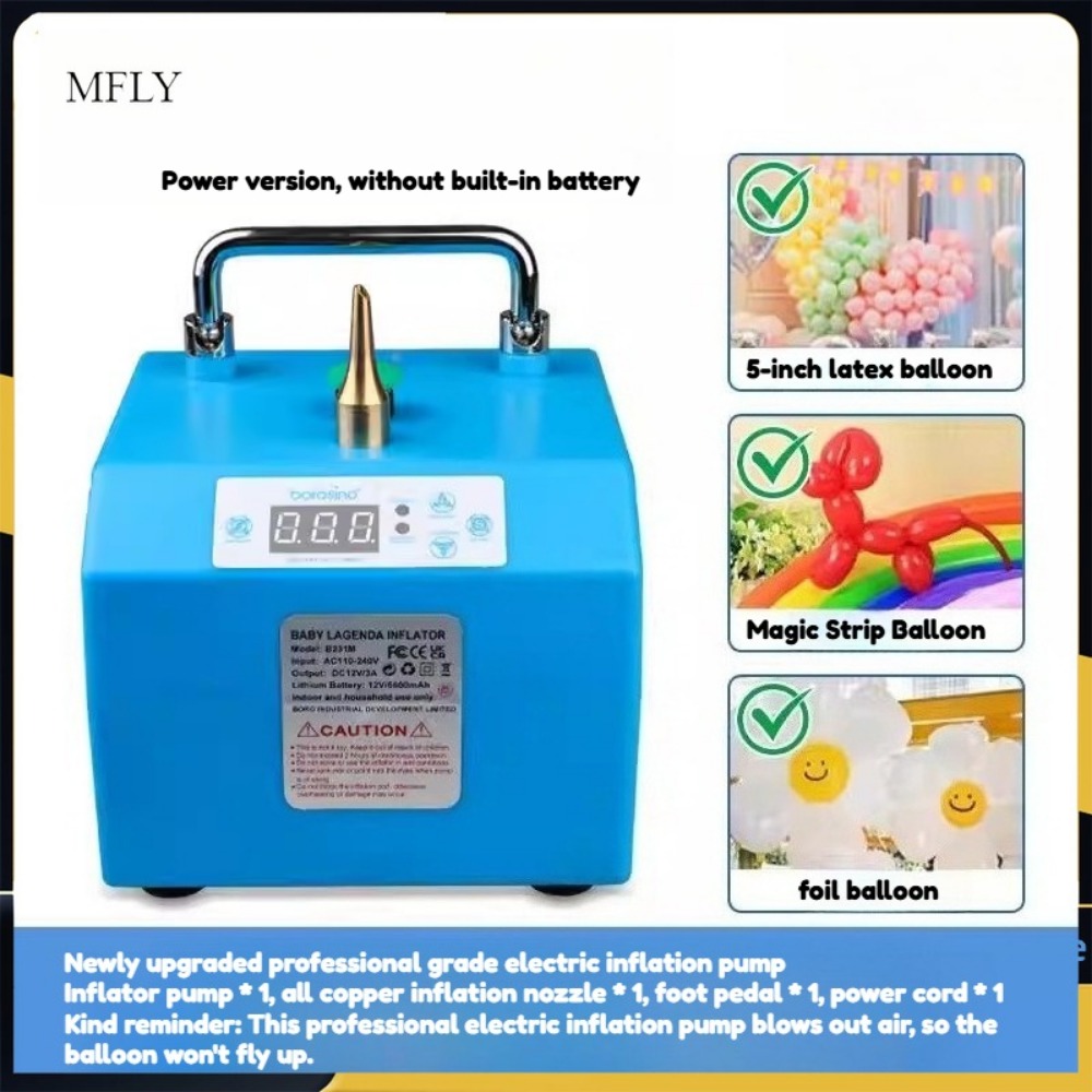 Balloon Pump Hand - Pompa Inflasi Balon Listrik Multi-Fungsi Portable