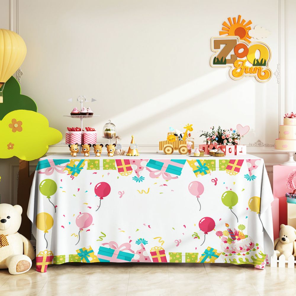 Taplak Meja untuk Pesta Ulang  - Dessert Table Backdrop ulasan dan harga