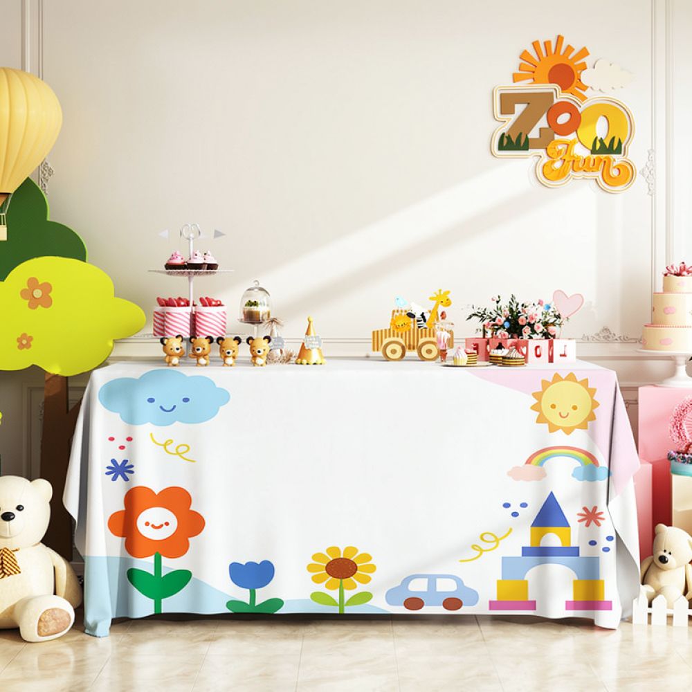 Taplak Meja untuk Pesta Ulang  - Dessert Table Backdrop ulasan dan harga