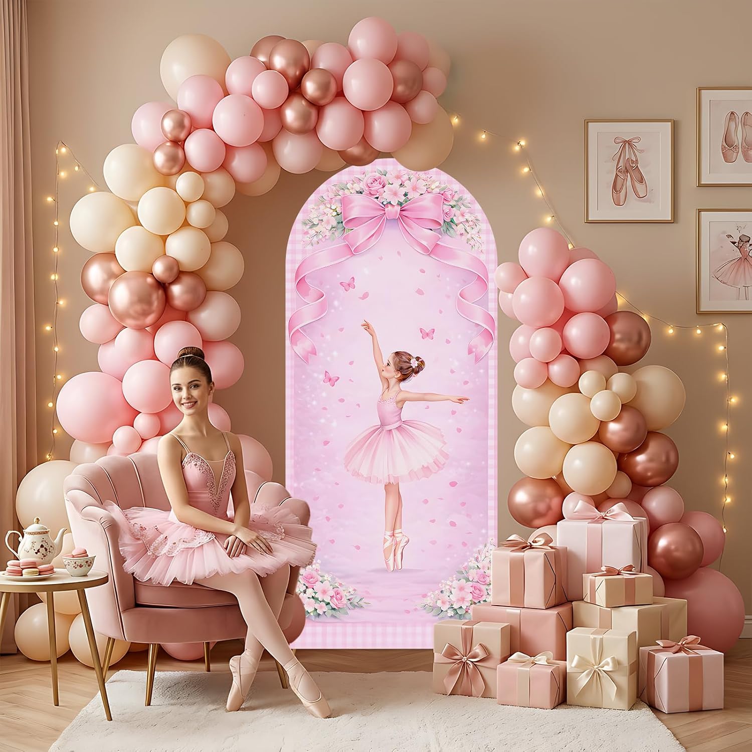 Backdrop Kustom 2 Sisi Bentuk  - Dessert Table Backdrop ulasan dan harga