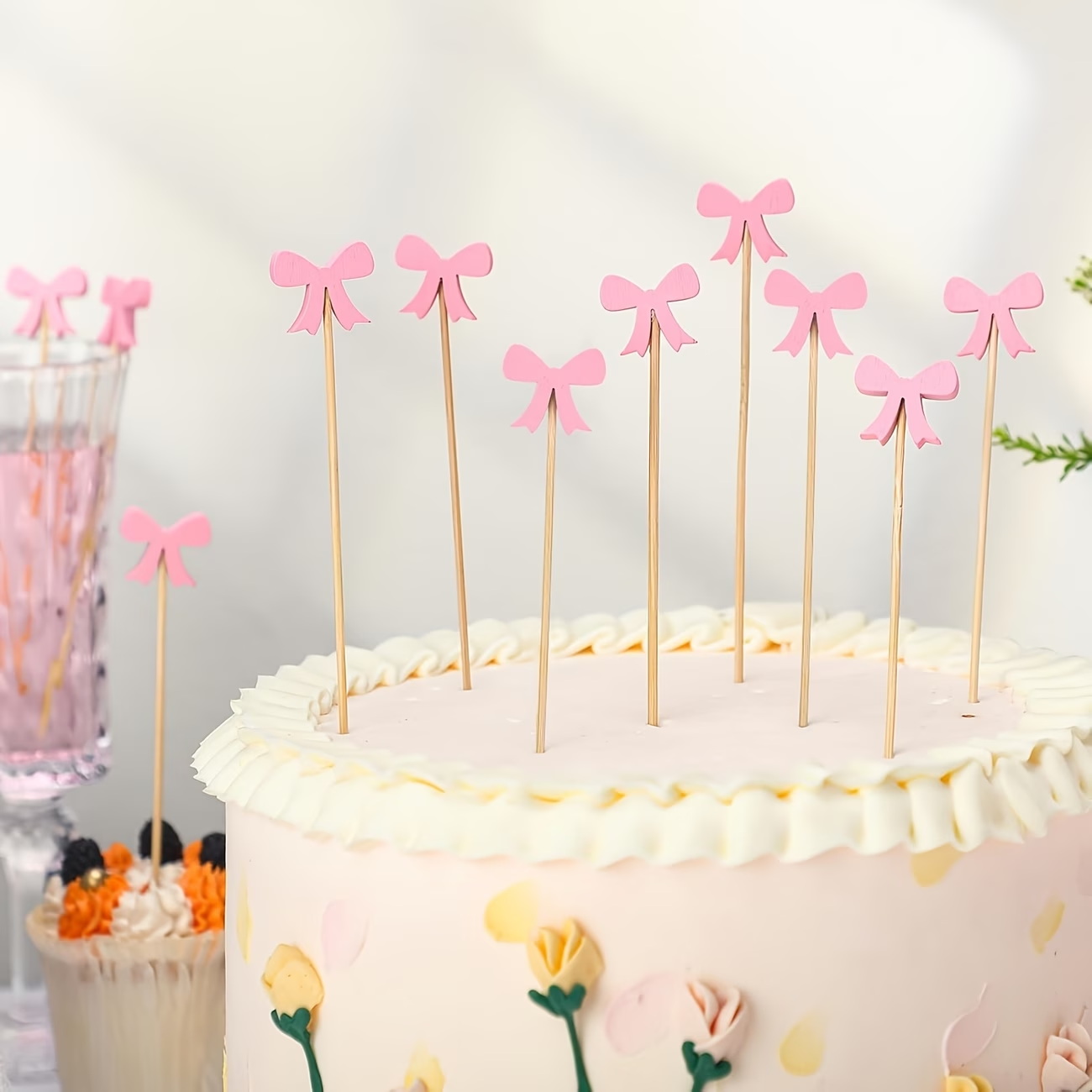 (BF06)100pc Tusuk Koktail Kayu - Centerpiece Stick ulasan dan harga