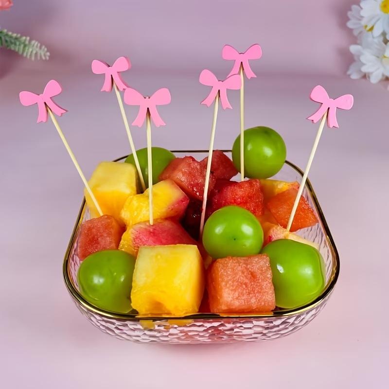(BF06)100pc Tusuk Koktail Kayu - Centerpiece Stick ulasan dan harga