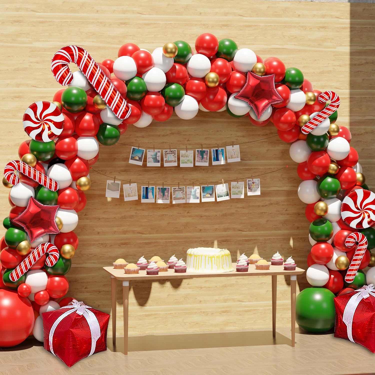 Kit Dekorasi Balon Natal, 162P - Balloon Arch Kit ulasan dan harga