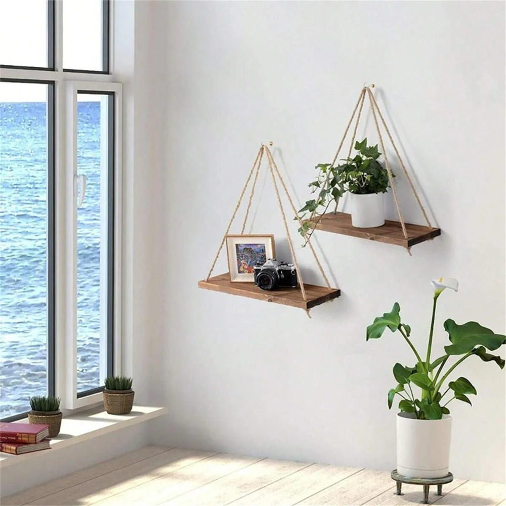 1Set Rak Gantung Kayu Rak Dind - Flower Wall Panel ulasan dan harga