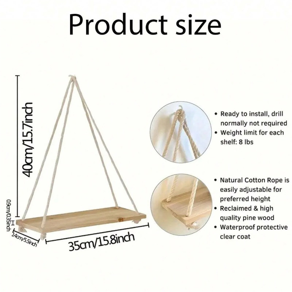 1Set Rak Gantung Kayu Rak Dind - Flower Wall Panel ulasan dan harga