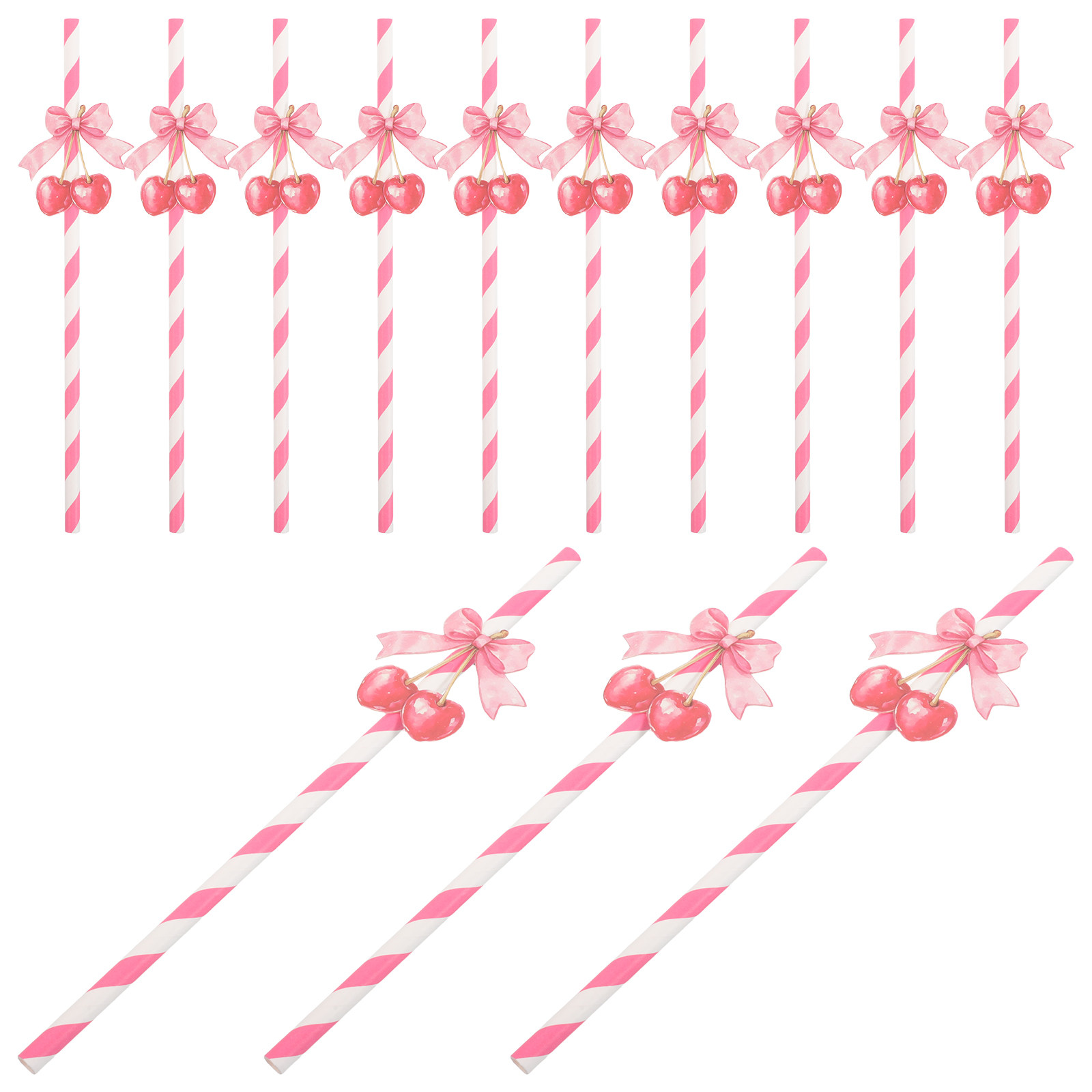 50 buah sedotan kertas bertema - Paper Straw Color ulasan dan harga
