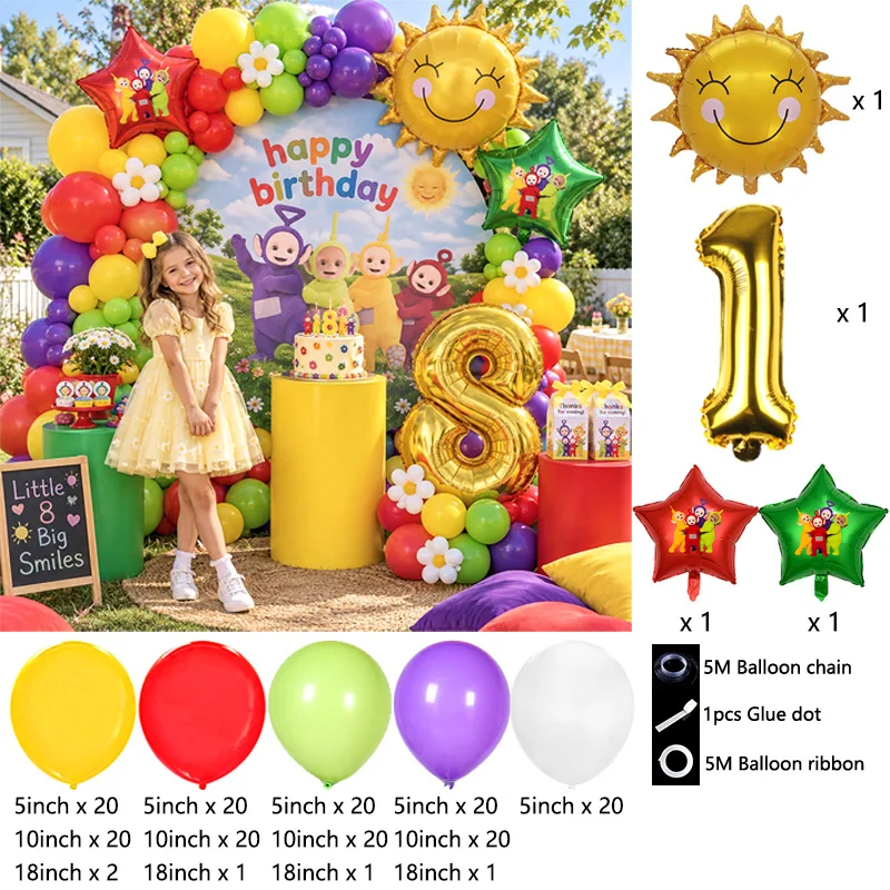Set Balon Lengkung Karakter Te - Balloon Arch Kit ulasan dan harga