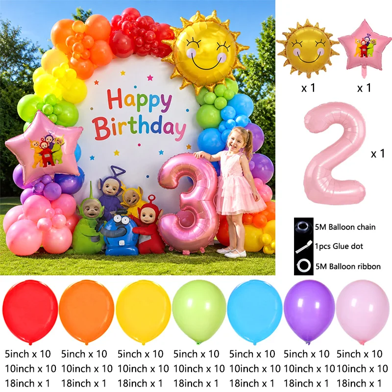 Set Balon Lengkung Karakter Te - Balloon Arch Kit ulasan dan harga