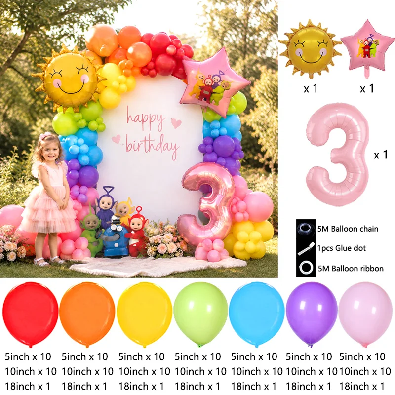 Set Balon Lengkung Karakter Te - Balloon Arch Kit ulasan dan harga