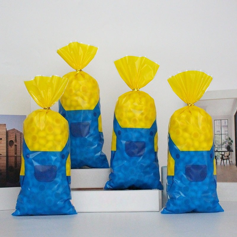 100pcs Tas OPP Datar Motif Kar - Party Favor Bag ulasan dan harga