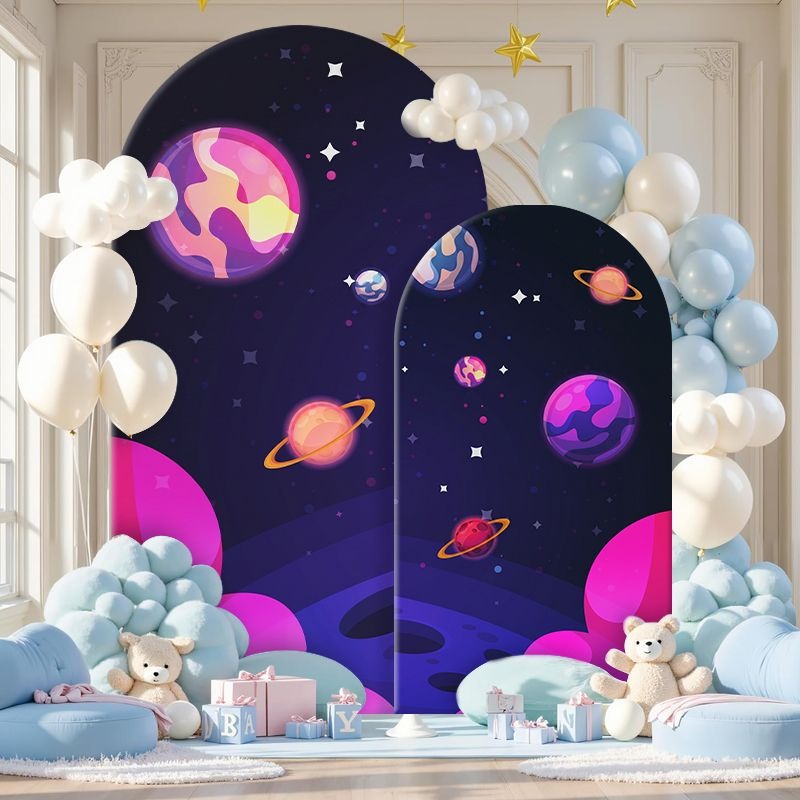 Backdrop Elastis Dua Lapis Ber - Event Launch Party ulasan dan harga